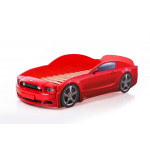 Mebelev auto postieľka MG+ 170x74x54cm červená